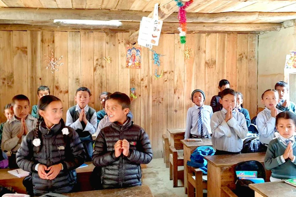 Spenden für Kinder ermöglichen sichere Klassenzimmer in Nepal