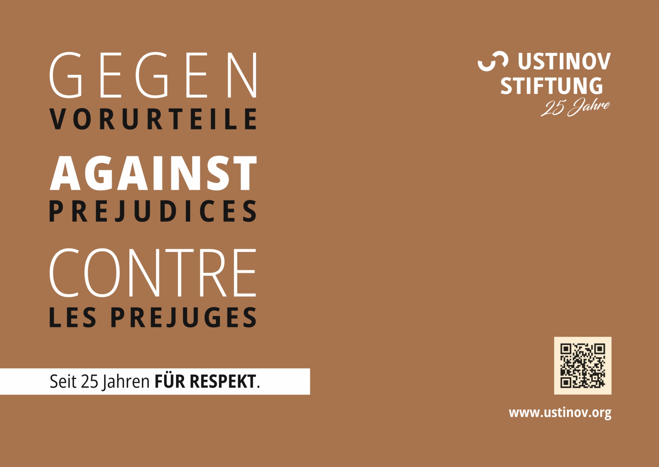 Gegen Vorurteile Against Prejudices Contre Les Prejuges