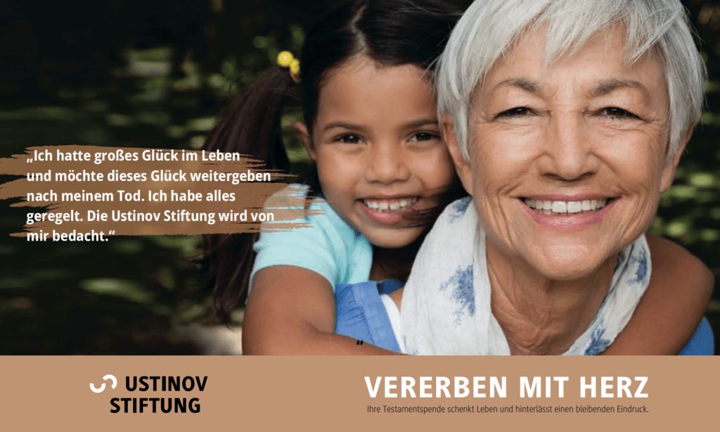 vererben und stiftung