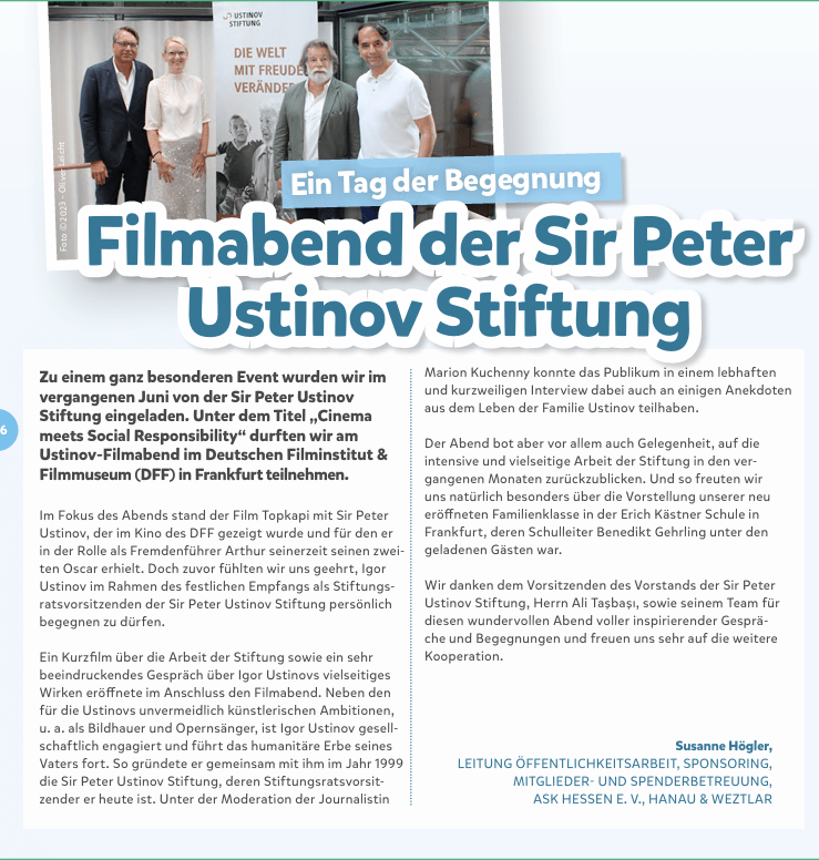 Albert Schweitzer Kinderdorf artikel